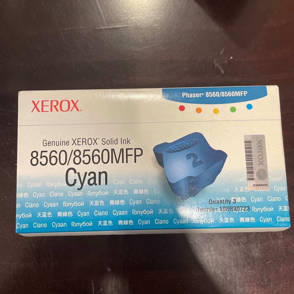 Genuine Xerox 8560/8560MFP Cyan Solid Ink Phaser 108R00723 108R00903